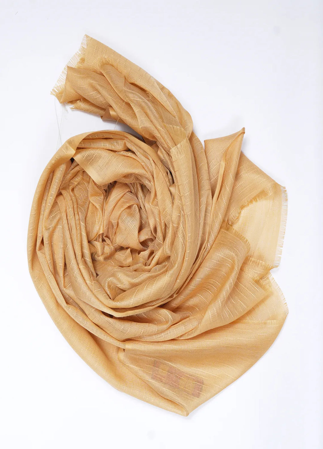 Nourah Scarf Self Embossed Khaadi Chamois - Scarf Collection