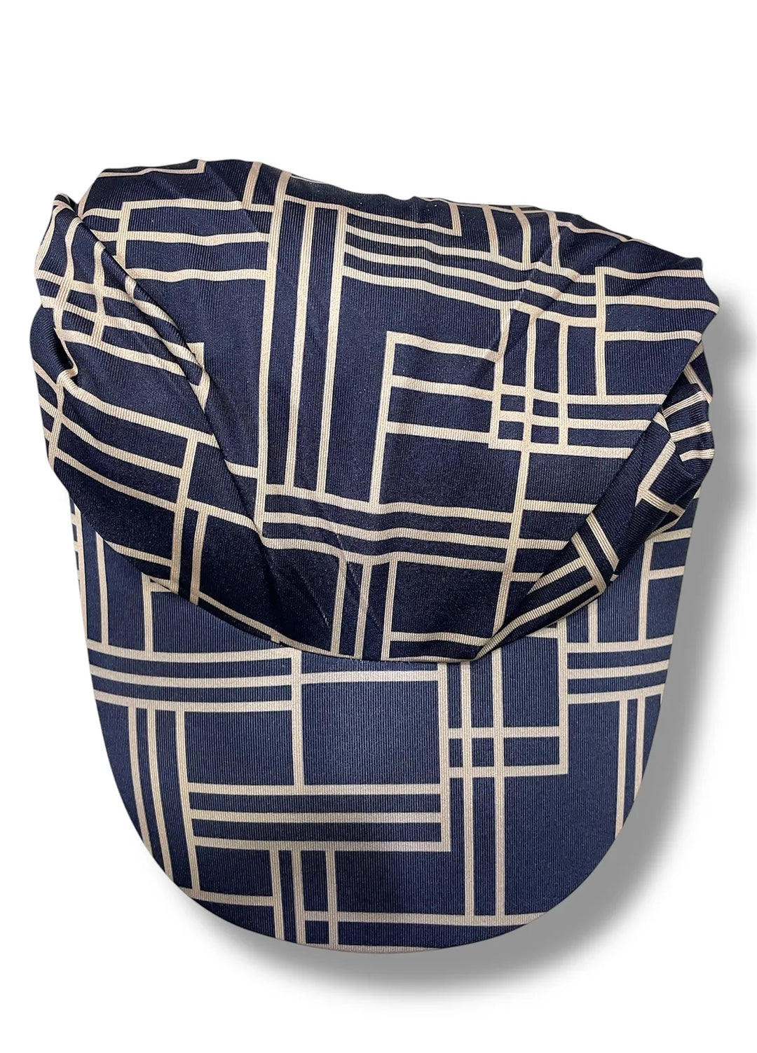 Nourah Womens Hat Geometric Print White - Hat Collection