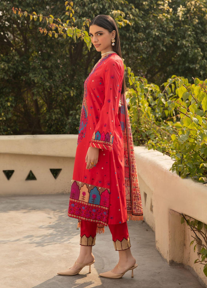 Nur-E-Nazar by Parishay Embroidered Lawn Suits Unstitched 3 Piece PRS22NN Cara - Summer Collection