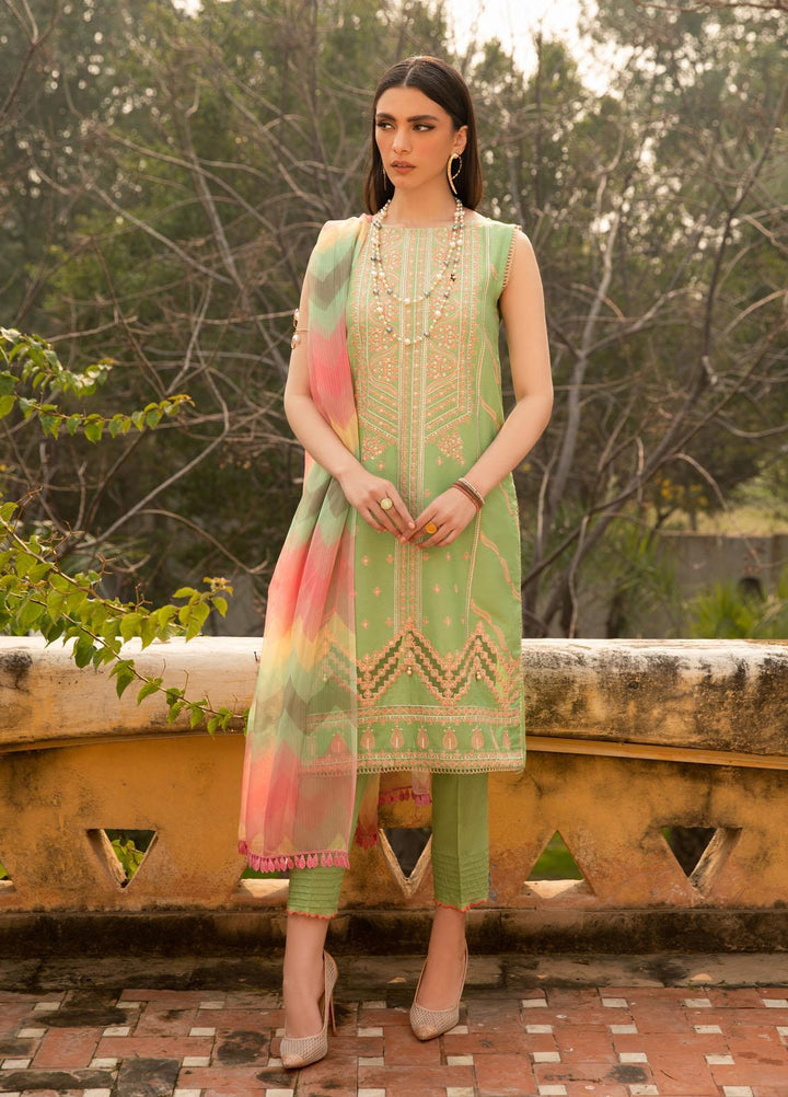Nur-E-Nazar by Parishay Embroidered Lawn Suits Unstitched 3 Piece PRS22NN Eunoia - Summer Collection