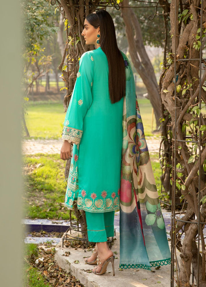 Nur-E-Nazar by Parishay Embroidered Lawn Suits Unstitched 3 Piece PRS22NN Selina - Summer Collection
