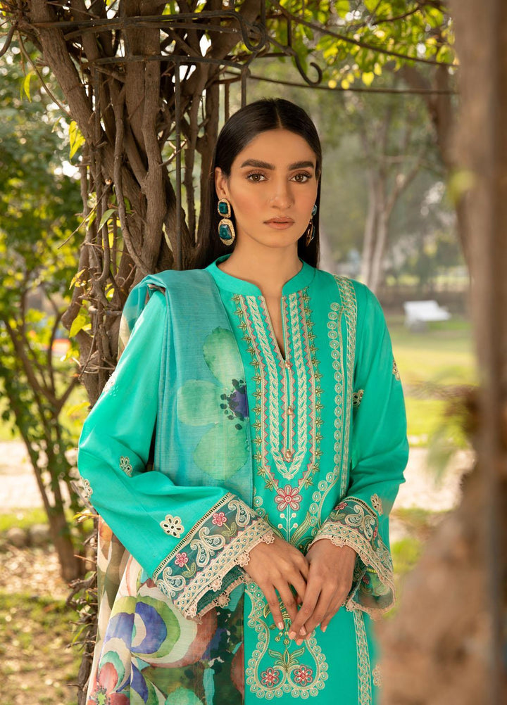 Nur-E-Nazar by Parishay Embroidered Lawn Suits Unstitched 3 Piece PRS22NN Selina - Summer Collection
