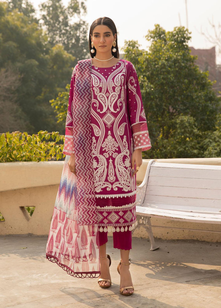 Nur-E-Nazar by Parishay Embroidered Lawn Suits Unstitched 3 Piece PRS22NN Zeal - Summer Collection