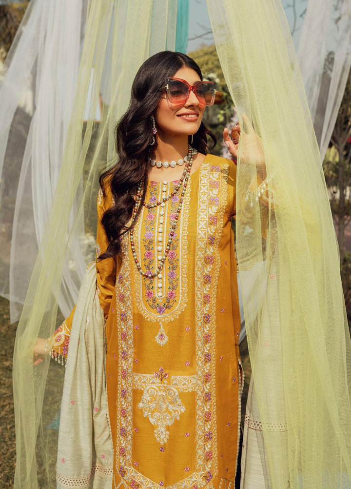 Nuray-e-Nazar by Parishay Embroidered Lawn Suits Unstitched 3 Piece PR23NNZ D-03 - Summer Collection