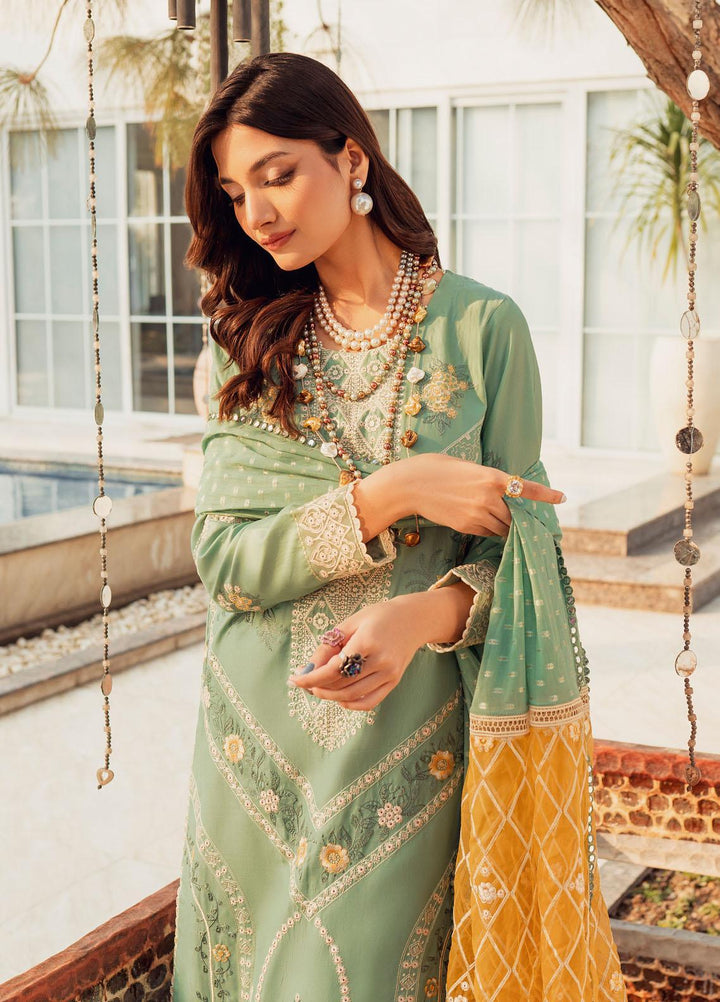 Nuray-e-Nazar by Parishay Embroidered Lawn Suits Unstitched 3 Piece PR23NNZ D-07 - Summer Collection