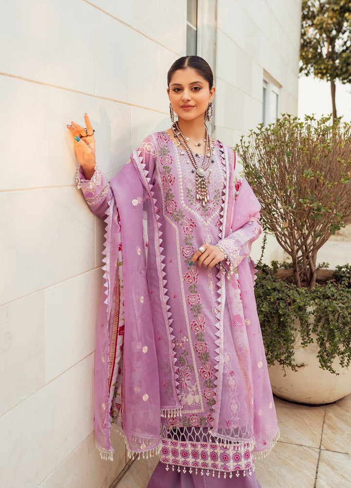 Nuray-e-Nazar by Parishay Embroidered Lawn Suits Unstitched 3 Piece PR23NNZ D-08 - Summer Collection