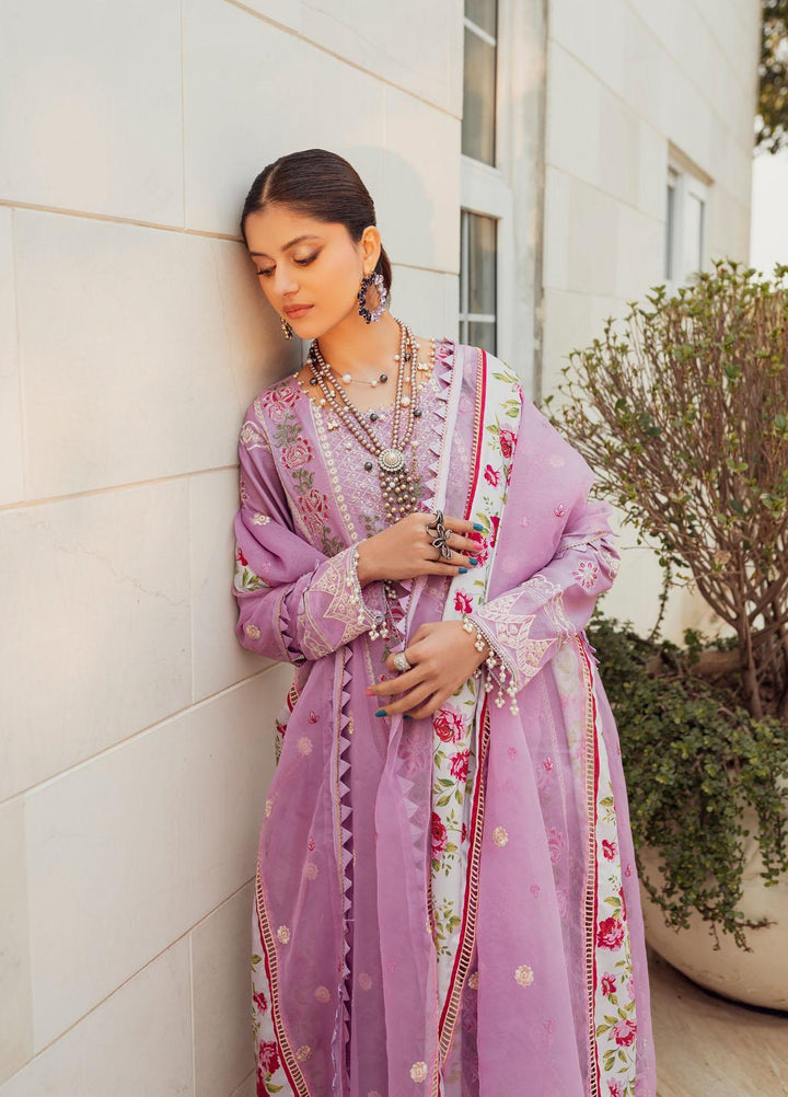 Nuray-e-Nazar by Parishay Embroidered Lawn Suits Unstitched 3 Piece PR23NNZ D-08 - Summer Collection
