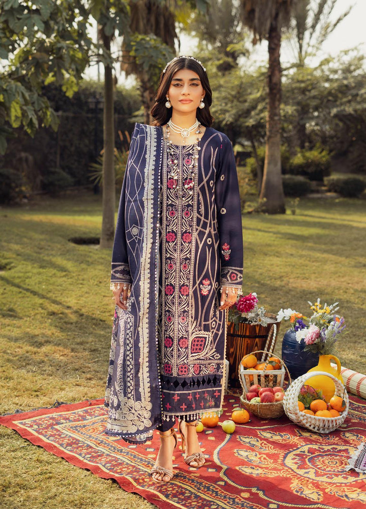 Nuray-e-Nazar by Parishay Embroidered Lawn Suits Unstitched 3 Piece PR23NNZ D-11 - Summer Collection