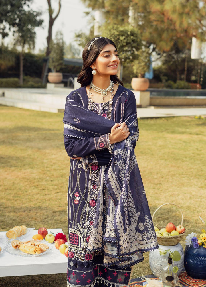 Nuray-e-Nazar by Parishay Embroidered Lawn Suits Unstitched 3 Piece PR23NNZ D-11 - Summer Collection