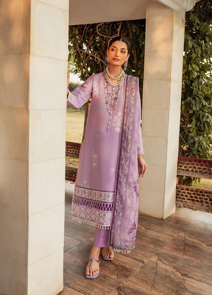 Nuray-e-Nazar by Parishay Embroidered Lawn Suits Unstitched 3 Piece PR23NNZ D-12 - Summer Collection