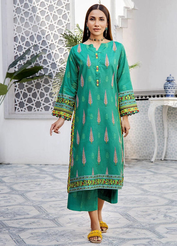 Nureh By Khas Printed Lawn Suits Unstitched 2 Piece KHS23N RKT-1708 - Summer Collection