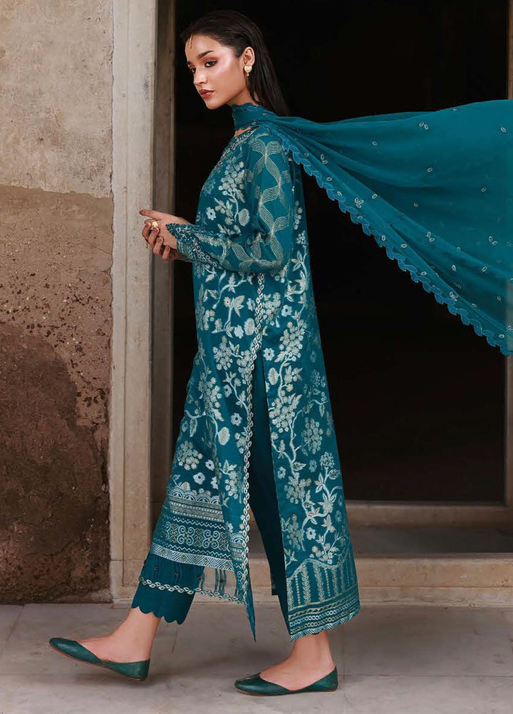 Nureh Embroidered Jacquard Suits Unstitched 3 Piece NU25MJ D-01 NJ-101 - Festive Collection