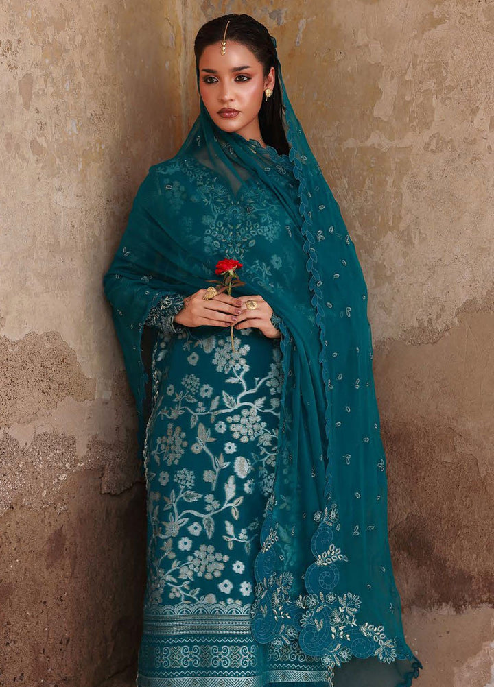 Nureh Embroidered Jacquard Suits Unstitched 3 Piece NU25MJ D-01 NJ-101 - Festive Collection