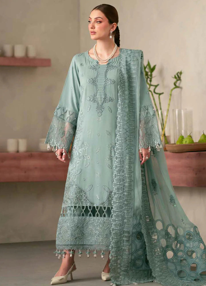 Nureh Embroidered Karandi Suit Unstitched 3 Piece NU24EK NE-100 - Winter Collection