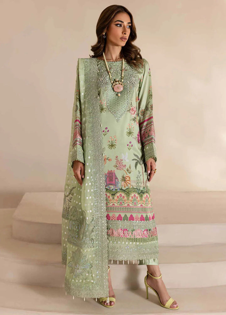 Nureh Embroidered Silk Suits Unstitched 3 Piece NU24TS S-13 - Winter Collection