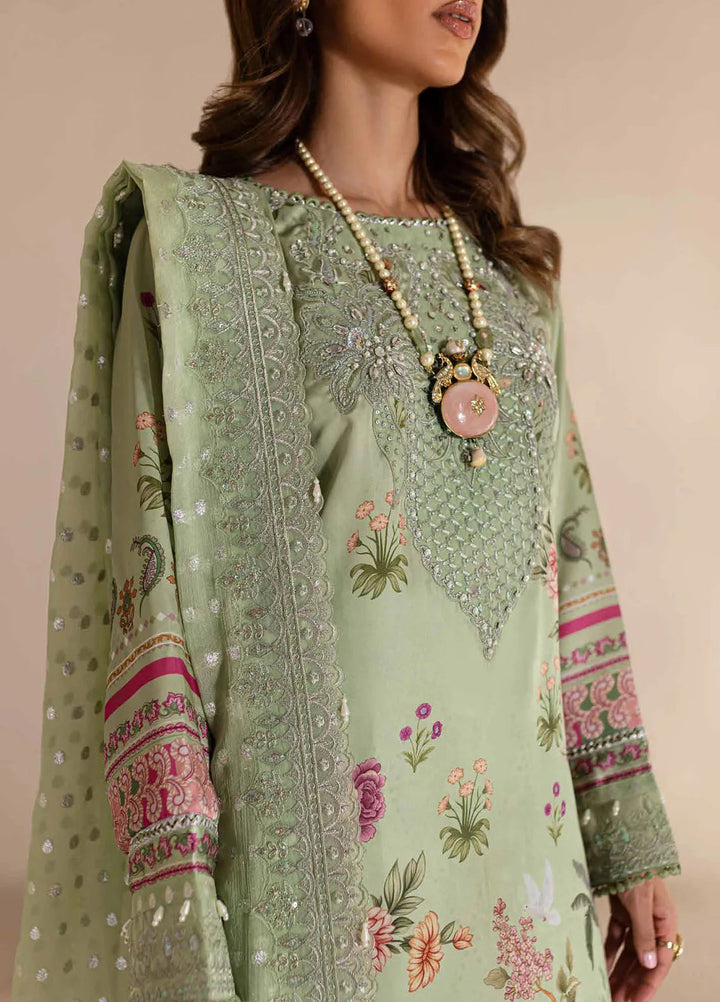 Nureh Embroidered Silk Suits Unstitched 3 Piece NU24TS S-13 - Winter Collection