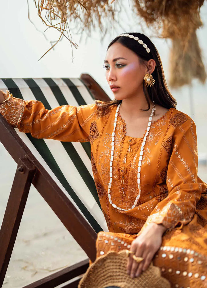 Nureh Embroidered Swiss Lawn Suits Unstitched 4 Piece NU25KE NE-149 - Summer Collection