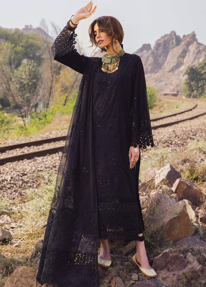 Nureh Embroidered Lawn Suits Unstitched 3 Piece NU23EL NSL-16 - Luxury Festive Collection