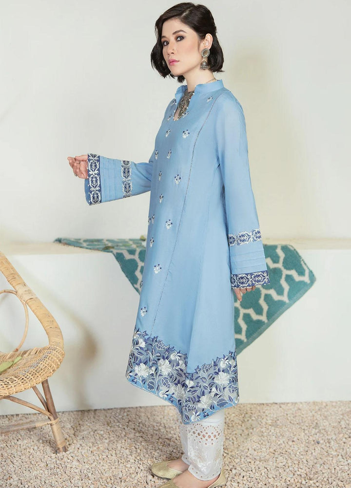Nureh Embroidered Lawn Stitched Kurti NU21E 72 Feroz