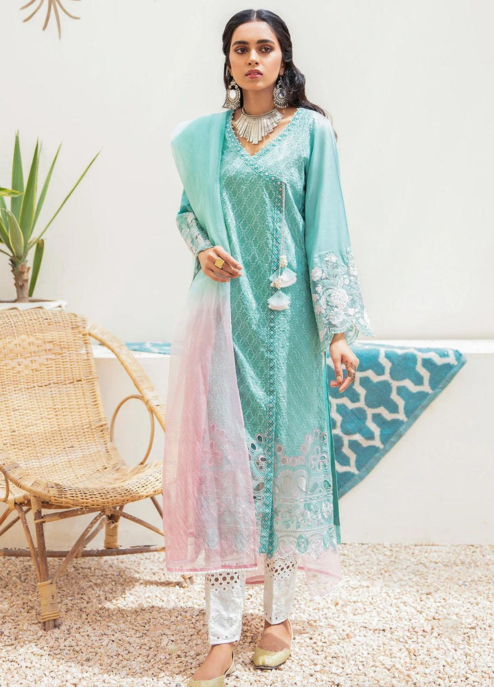 Nureh Embroidered Lawn Stitched Kurti NU21E 76 Mehr