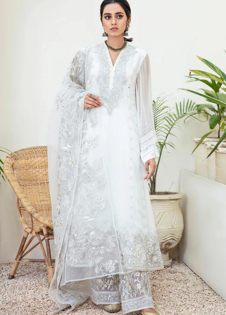 Nureh Embroidered Chiffon Stitched 3 Piece NU21E 77 Roshanara