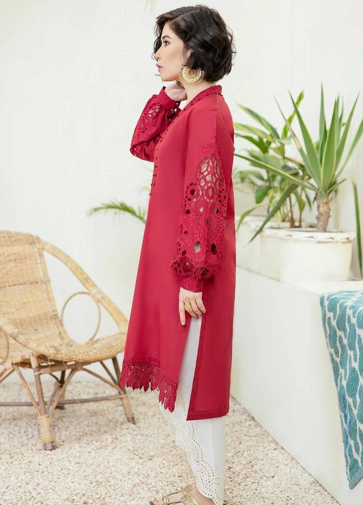 Nureh Embroidered Lawn Stitched Kurti NU21E 79 Nura