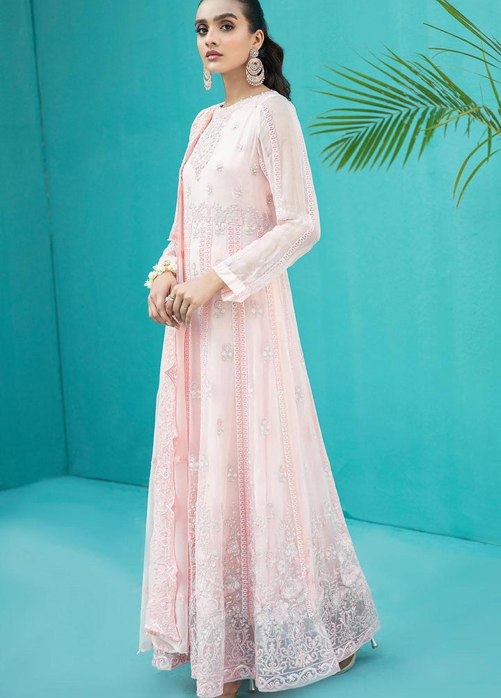 Nureh Pret Formal Chiffon 4 Piece NU21F 107 Crimson Flora