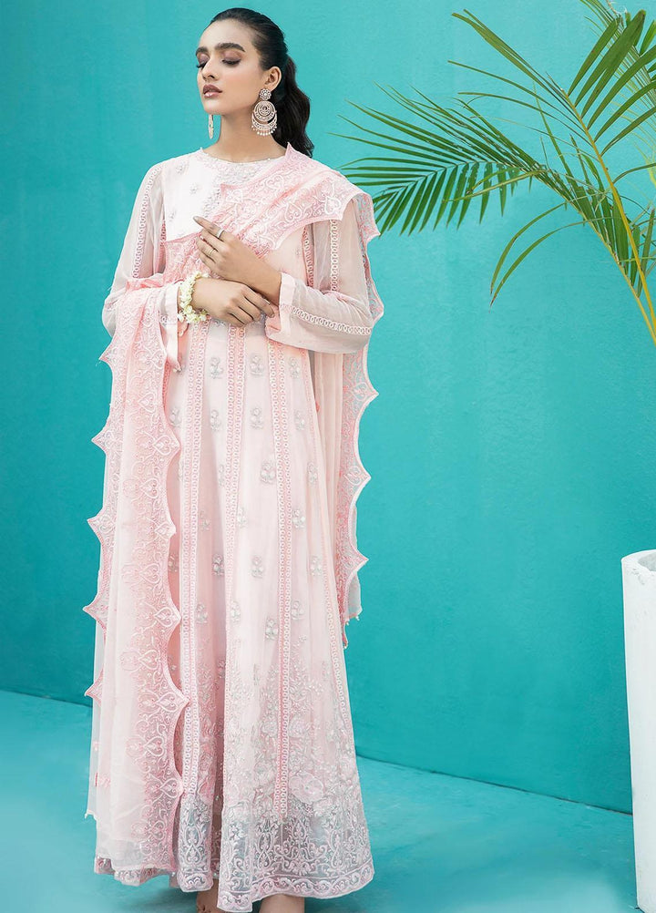 Nureh Pret Formal Chiffon 4 Piece NU21F 107 Crimson Flora