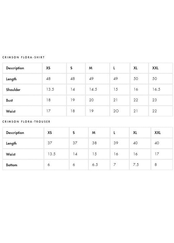 Nureh Pret Formal Chiffon 4 Piece NU21F 107 Crimson Flora