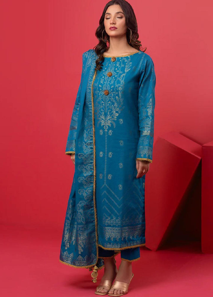 AY Textile Jacquard Yarn Suits Unstitched 3 Piece AYT23N AYJ-04 - Winter Collection