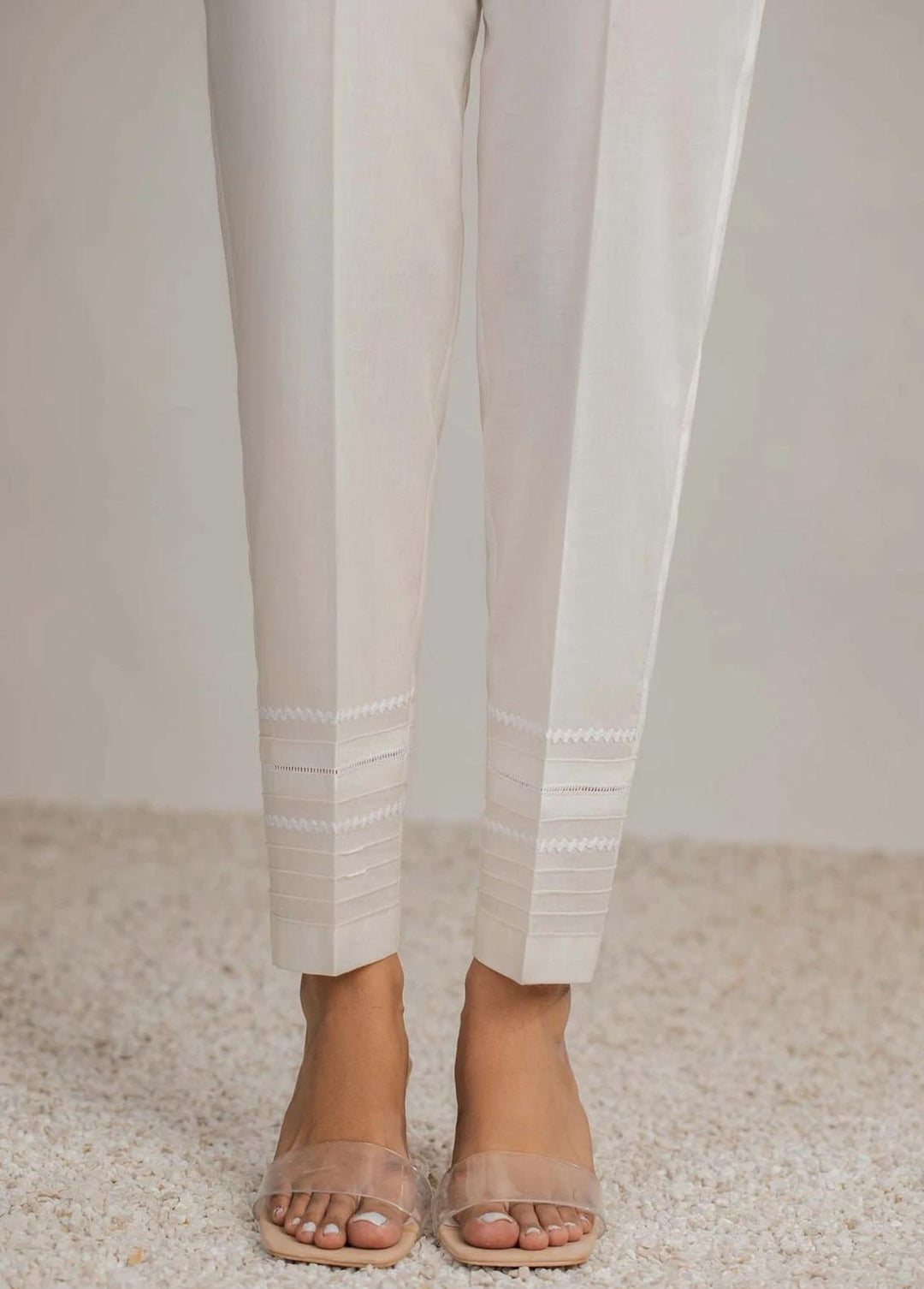 Nuriyaa Cambric Stitched Pants NR21T Cigarette Pants