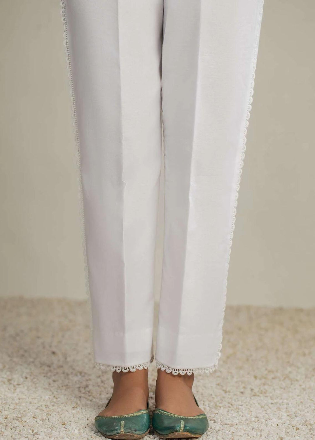 Nuriyaa Cambric Stitched Pants NR21T Laced Pants