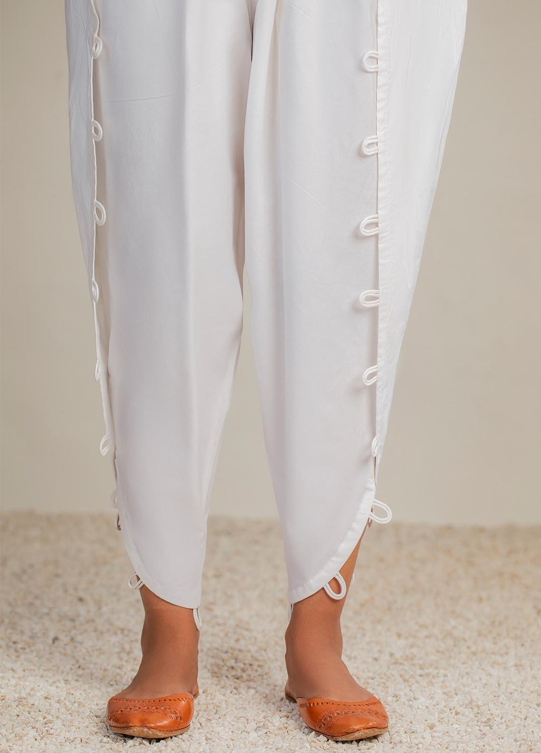 Nuriyaa Cambric Stitched Shalwar NR21T Tulip