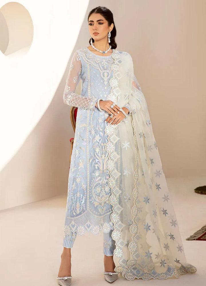 Nyra By Akbar Aslam Embroidered Organza Suits Unstitched 4 Piece  1468 Nour - Luxury Collection