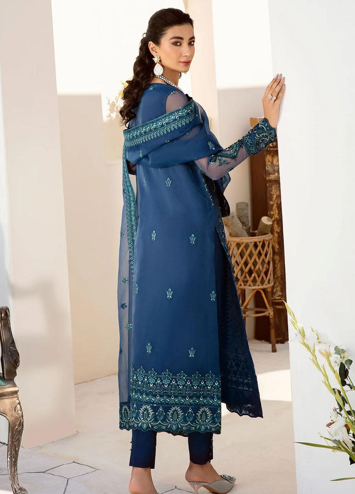 Nyra By Akbar Aslam Embroidered Organza Suits Unstitched 4 Piece  1472 Emira - Luxury Collection