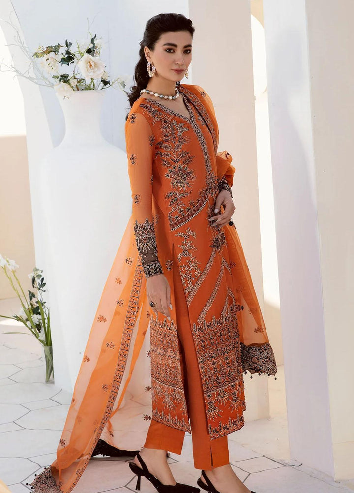 Nyra By Akbar Aslam Embroidered Organza Suits Unstitched 4 Piece  1473 Alani - Luxury Collection