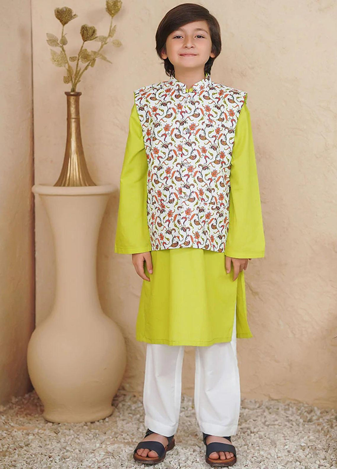Ochre 3 Piece Suit for Boys - OBK 21