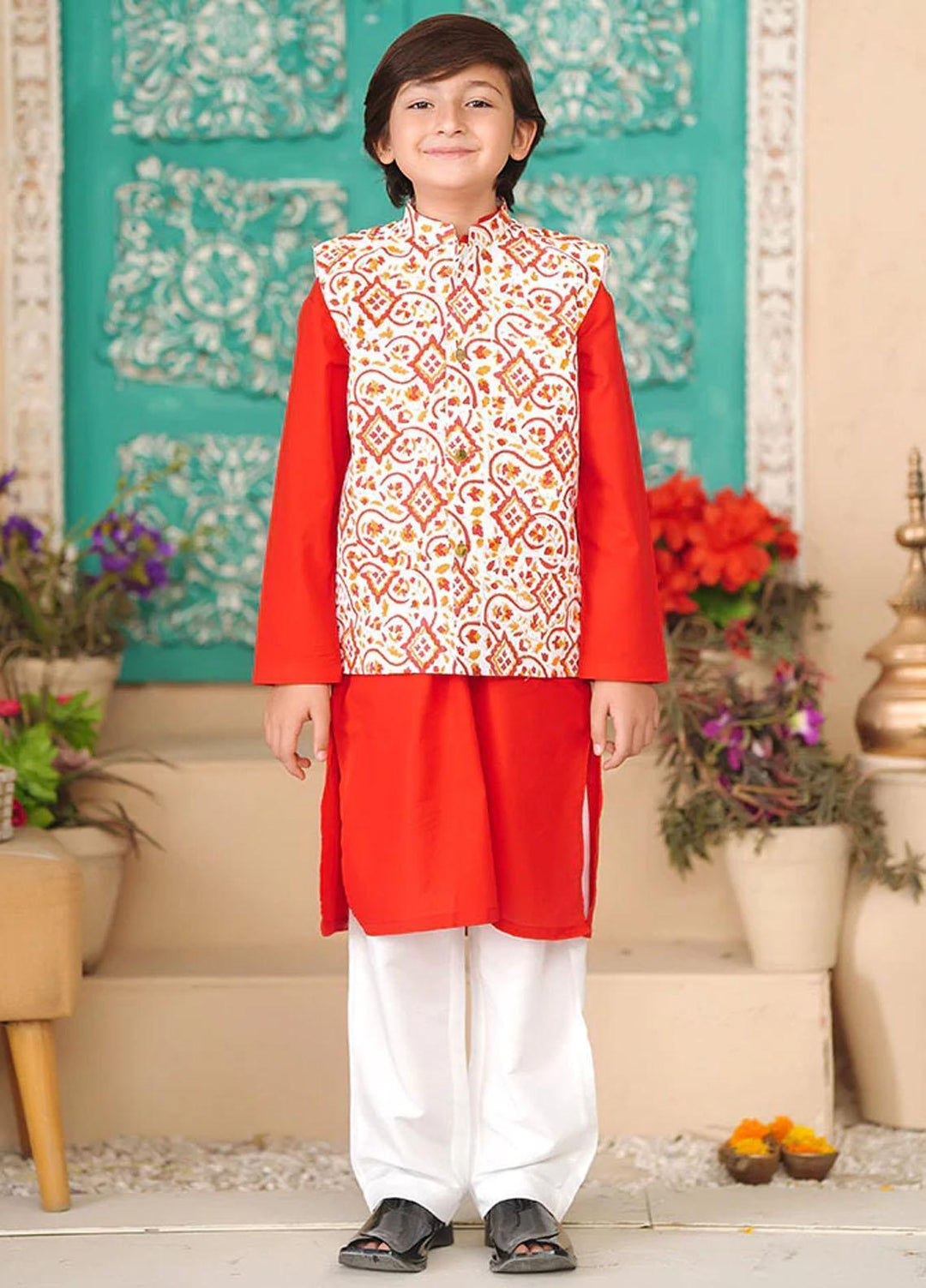 Ochre 3 Piece Suit for Boys - OBK 23