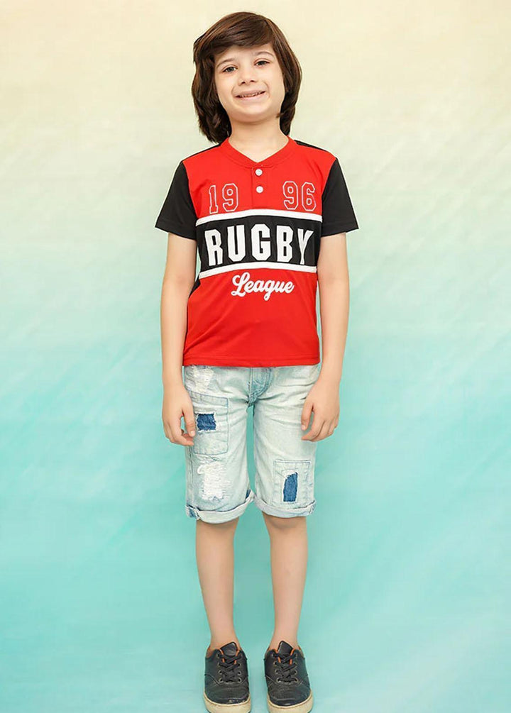 Ochre Cotton Casual T-Shirts for Boys -  OKB-210