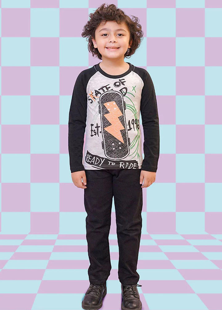 Ochre Cotton Casual T-Shirts for Boys -  OKB-282