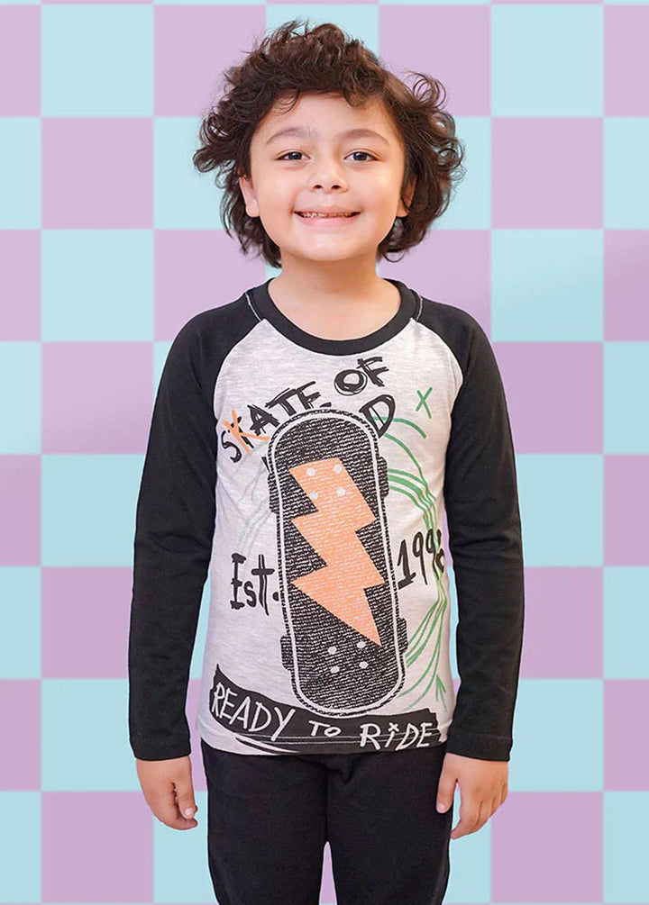 Ochre Cotton Casual T-Shirts for Boys -  OKB-282