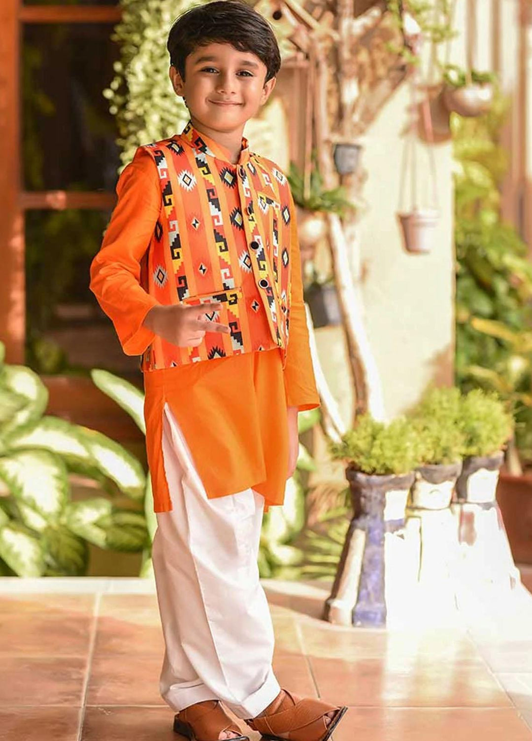 Ochre Suit for Boys - OBK 10