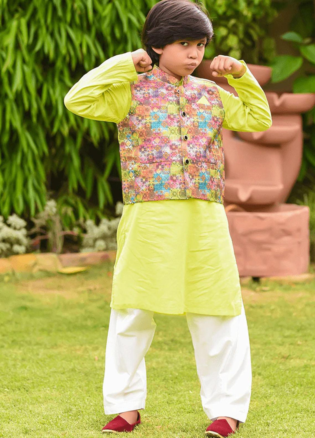 Ochre Suit for Boys - OBK 11