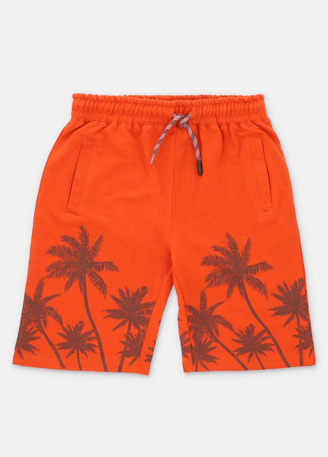 Ochre Cotton Boys Shorts - OBB-13 Orange