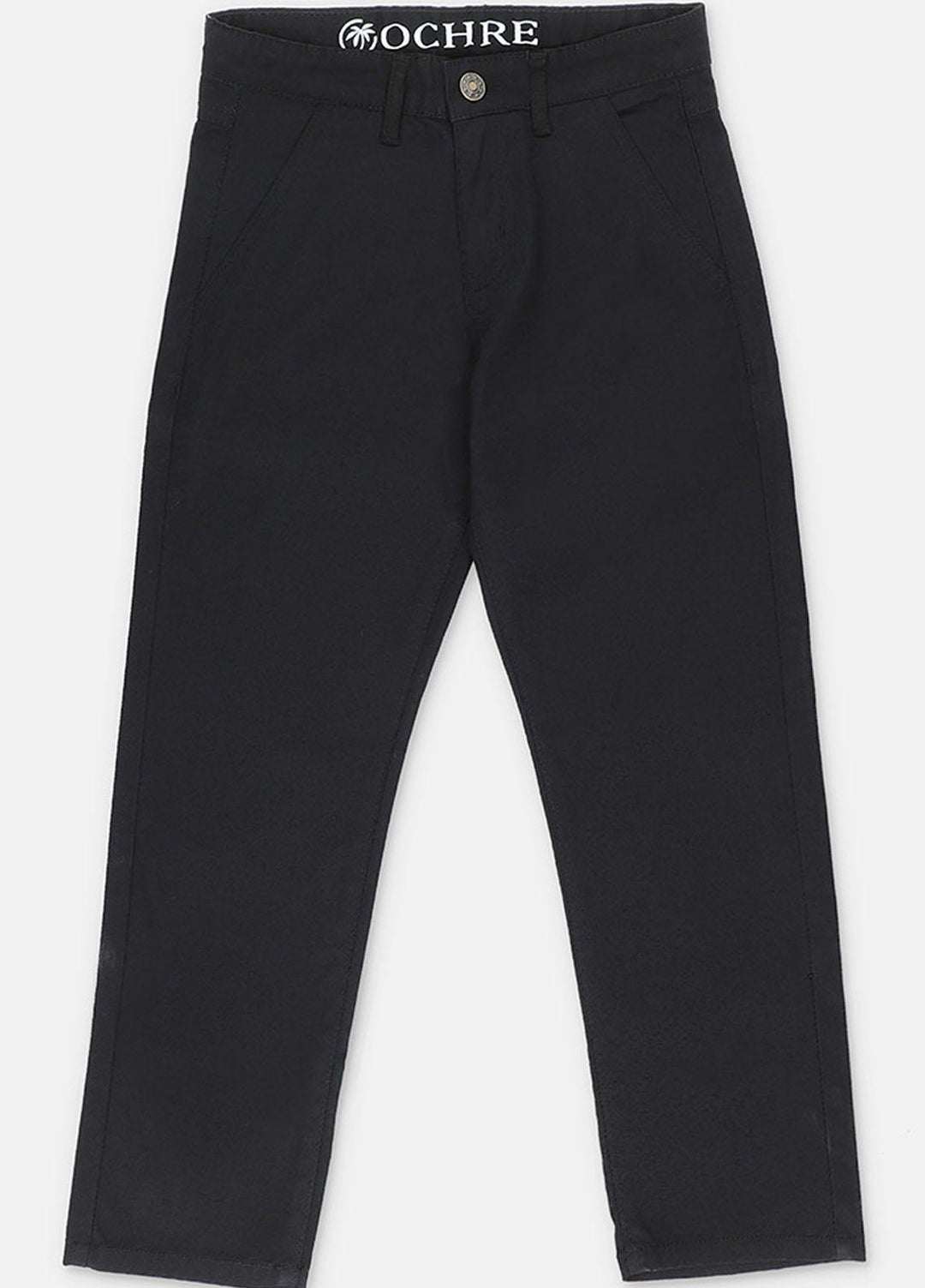 Ochre Cotton Chino for Boys - ODB-14 Black