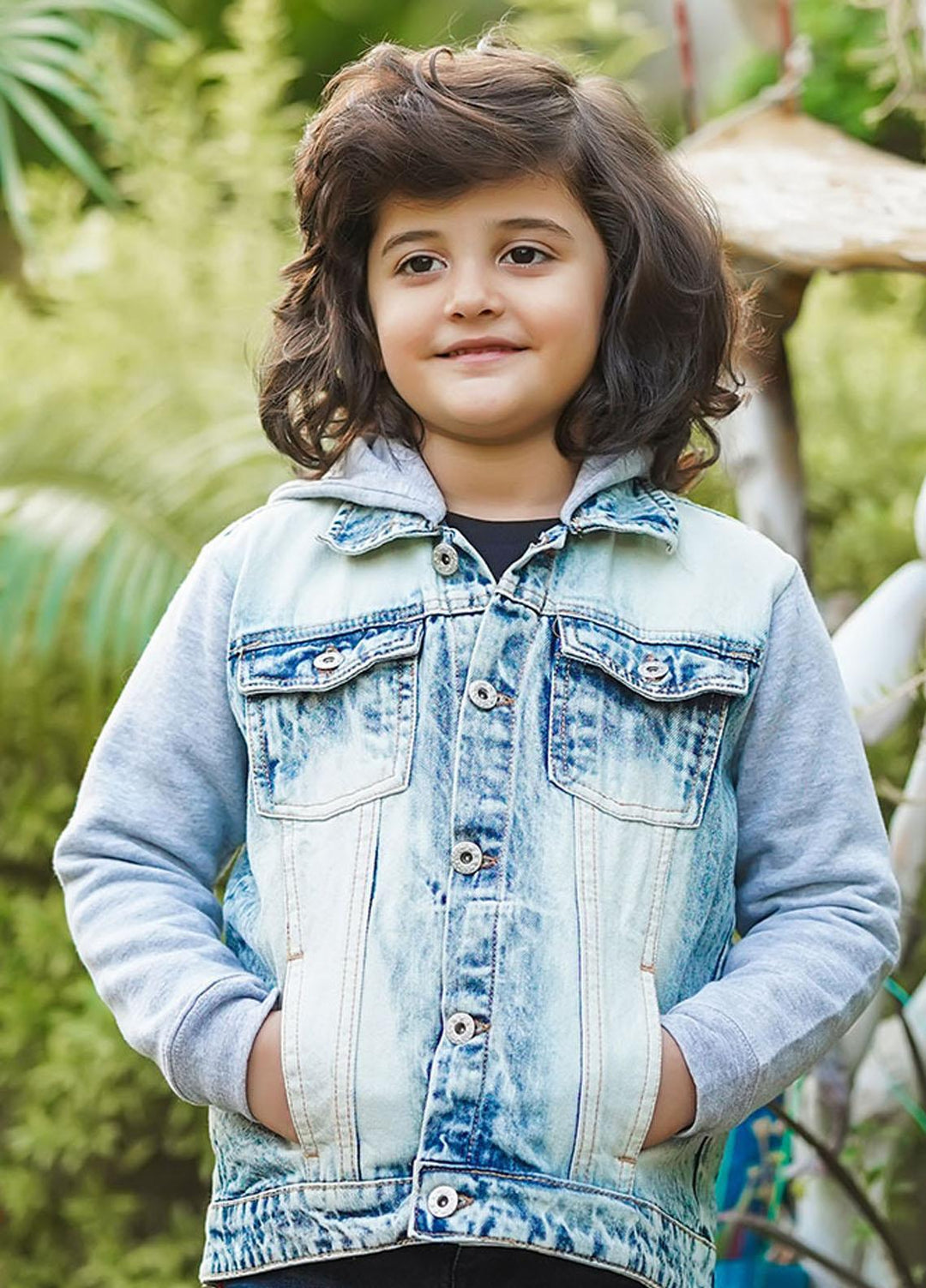 Ochre Denim Jacket for Boys - OWJ-07 Light Blue