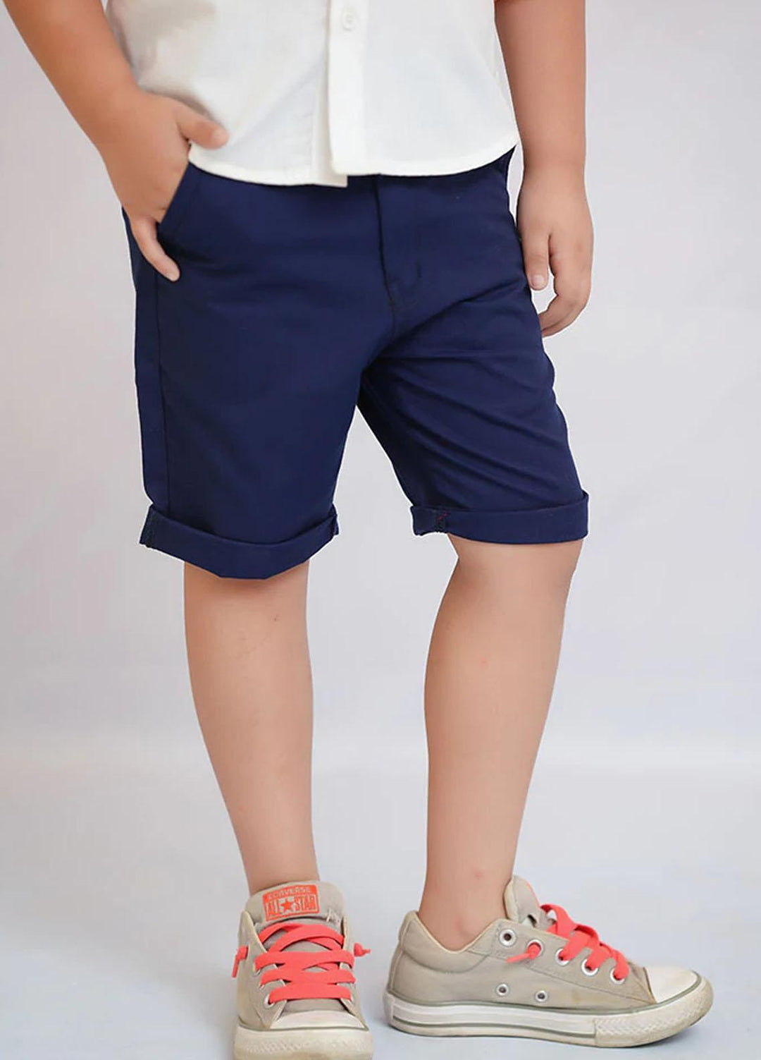Ochre Cotton Fancy Shorts for Boys -  OCB 04