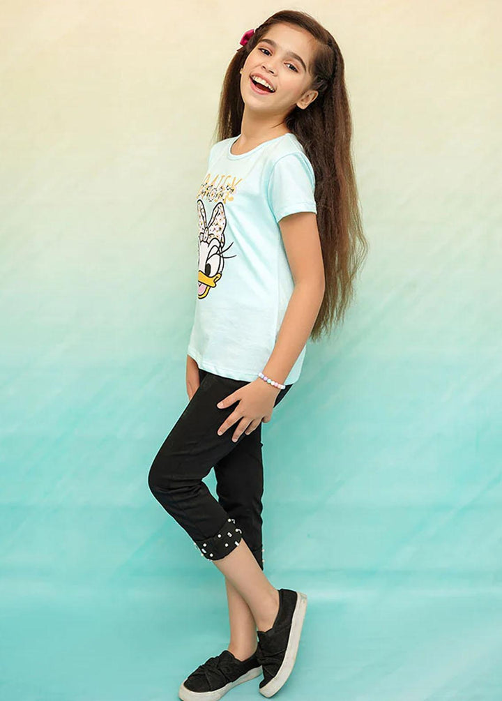 Ochre Cotton Casual T-Shirts for Girls -  OGK-198
