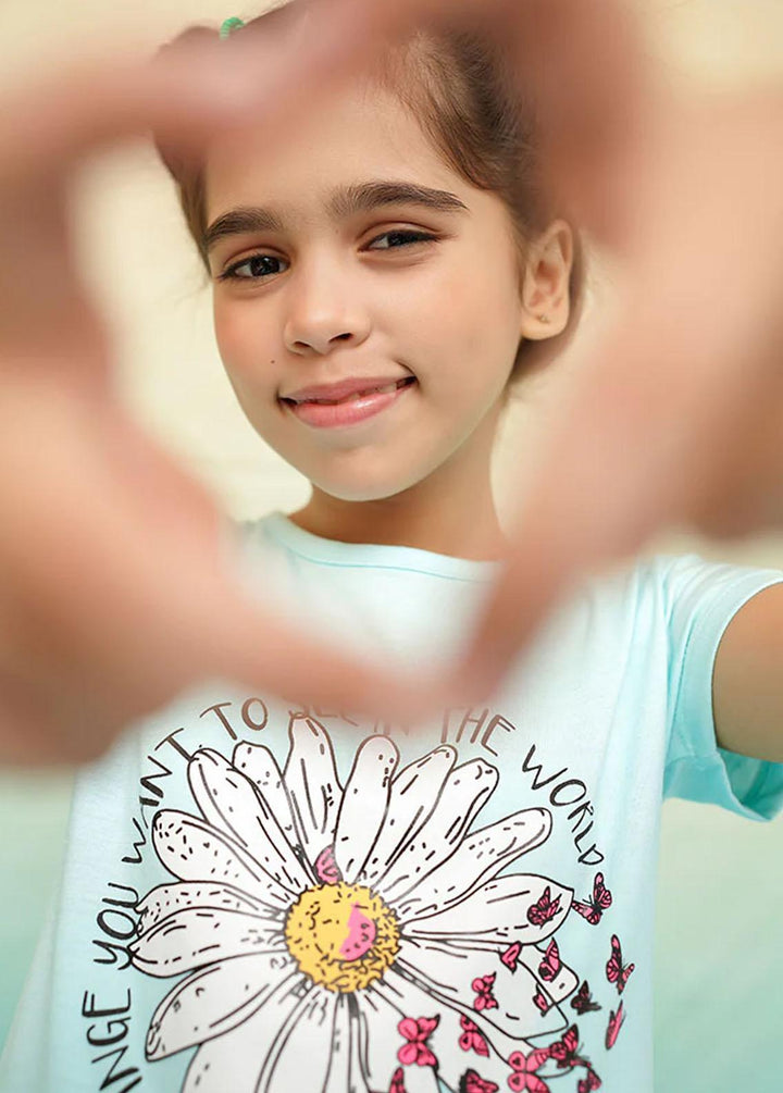 Ochre Cotton Casual T-Shirts for Girls -  OGK-206