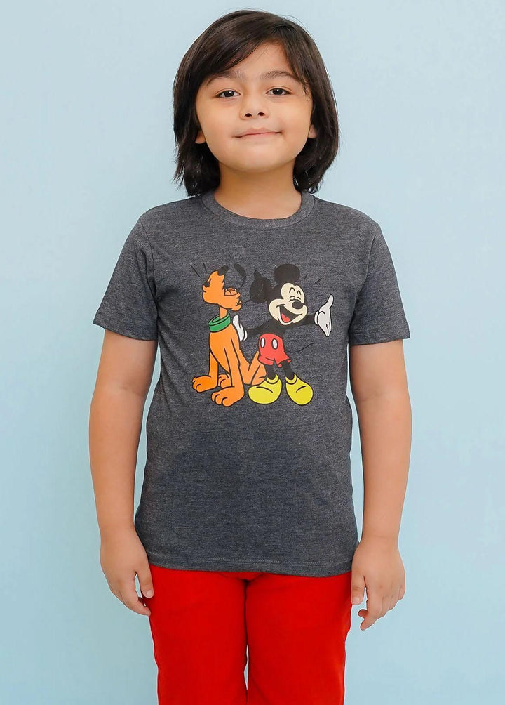 Ochre Jersey Fancy T-Shirts for Boys -  OKB-295